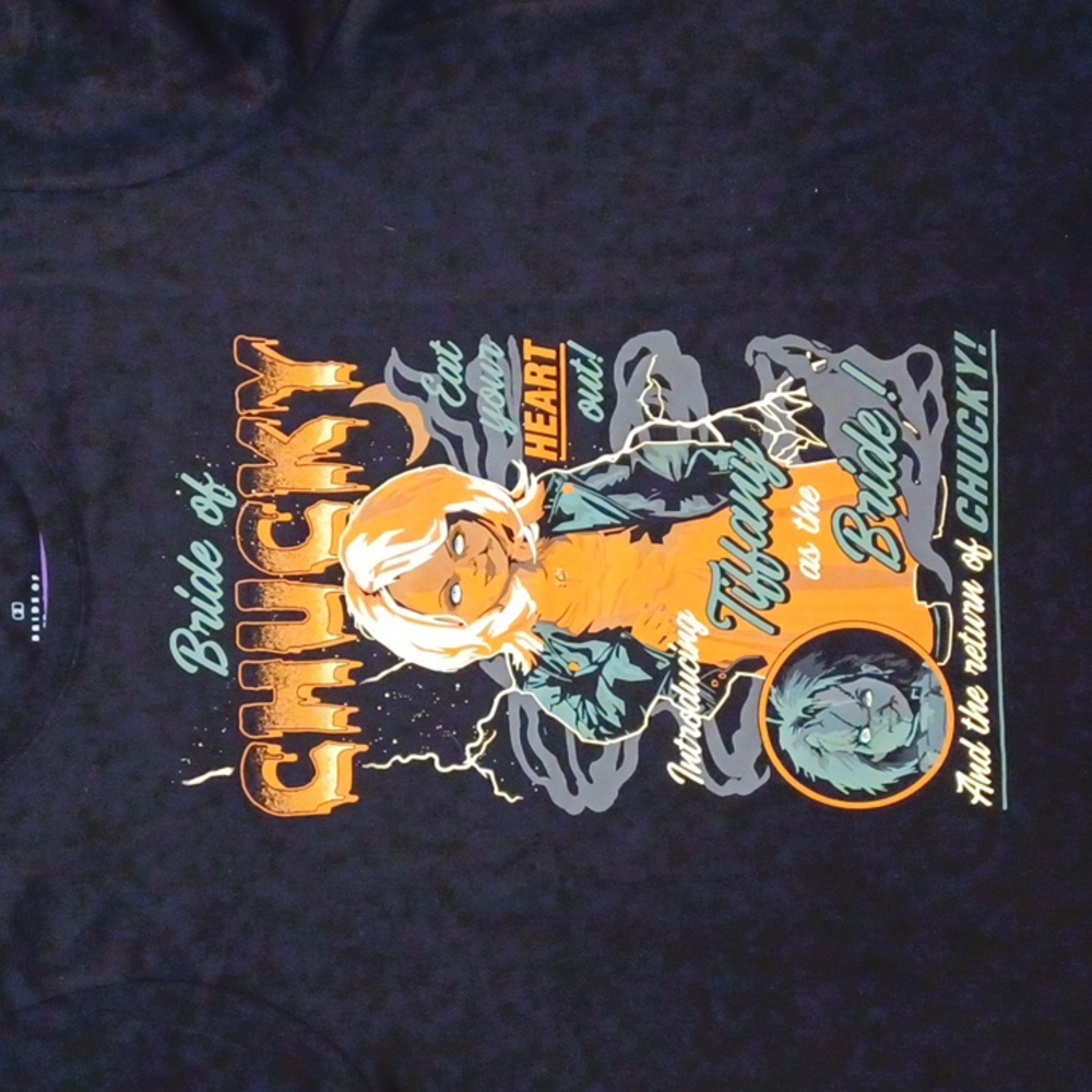 Torrid 2x black short sleeve classic fit cotton graphic tshirt (BRIDE OF CHUCKY)